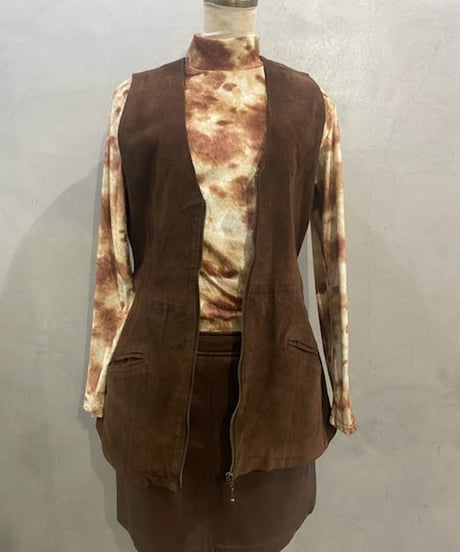 Belted Suede Vest BR