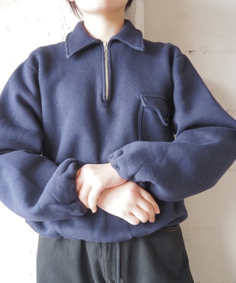 1950-60's EURO Half Zip Short Sweat NV