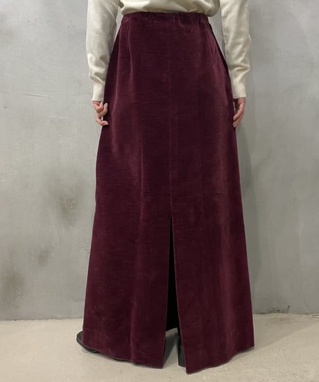 Corduroy Tight Skirt BUR