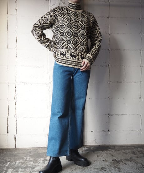 DAVID.S.SMITH Nordic Sweater WHBK