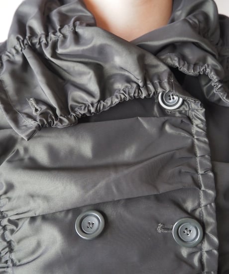 Shirring High Neck Jacket KA