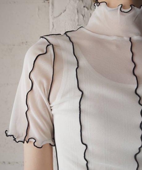 【Orfeo ORIGINAL】Stitch Cutsewn s/s BK×IV