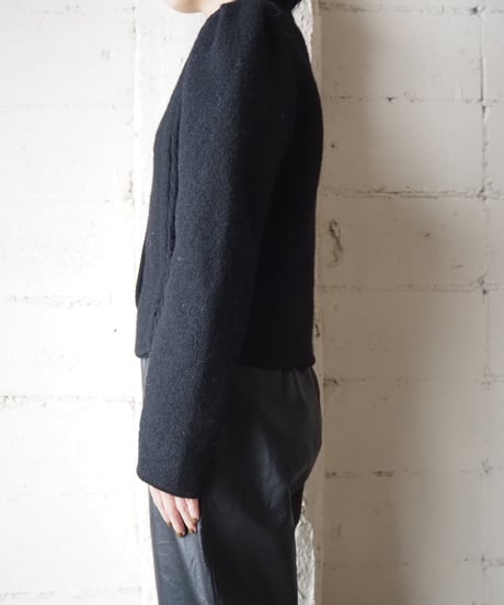 Tyrolean Wool Jacket Cardigan BK