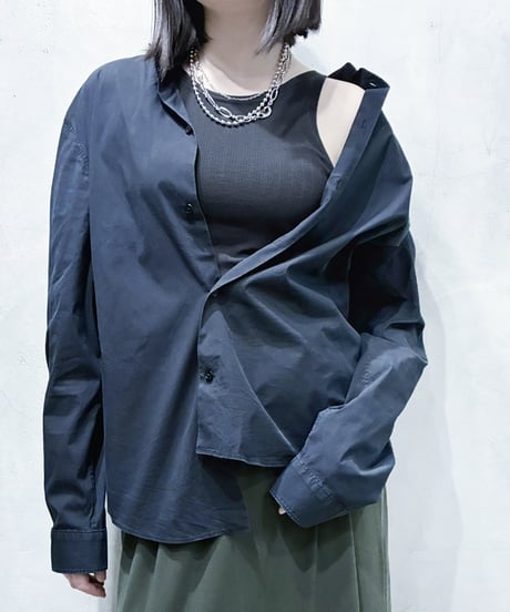 BALENCIAGA Cotton Plain Shirt BK
