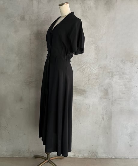 Vneck Shirt Dress BK