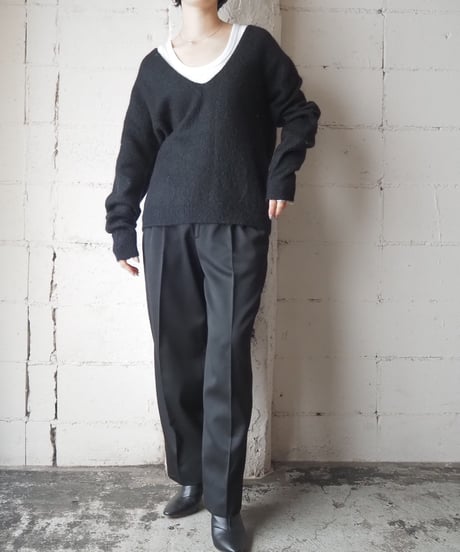 Acne Studios Vneck Mohair Knit BK
