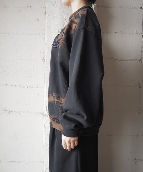 Acne Studios Peace Symbol Bleach Sweat BKBR