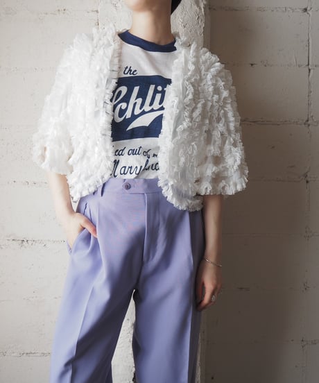 1970's Frill Lace Jacket WH