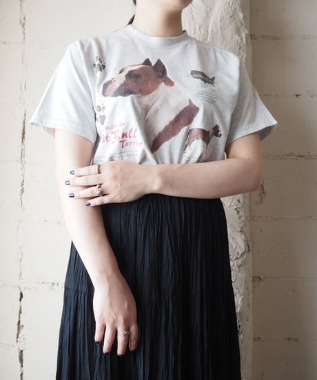 American PITBULL Terrier Print Tee GR