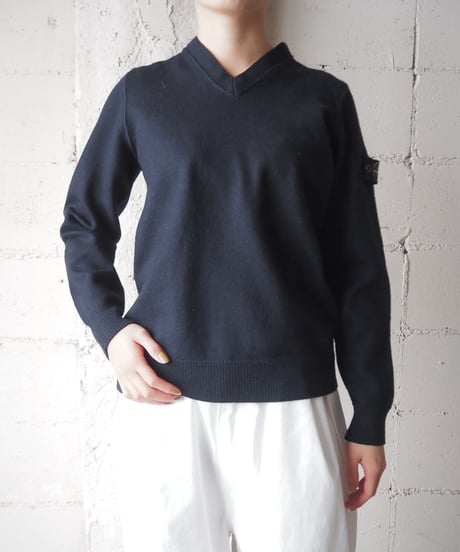 STONEISLANDJUNIOR Vneck Sweater DNV