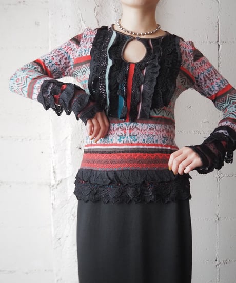 Christian Lacroix Pattern Lace Knit PIREBK
