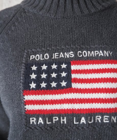 POLO JEANS Co. Flag Motif Knit DGR