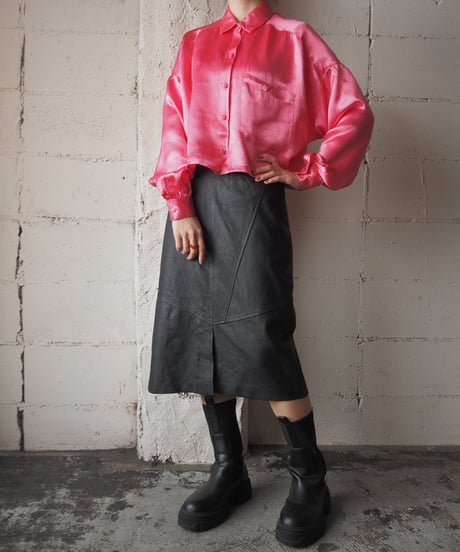Michel Satin Short Shirt PI