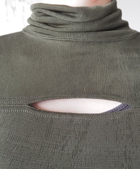 Cutout Design Spandex Cutsewn KA
