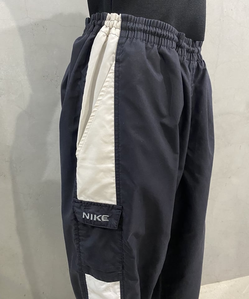 NIKE Side Zip Line Wide Pants BKWH | Orfeo
