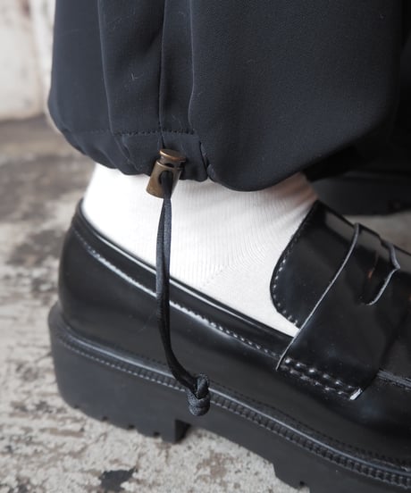Drawstring Cargo Pants BK