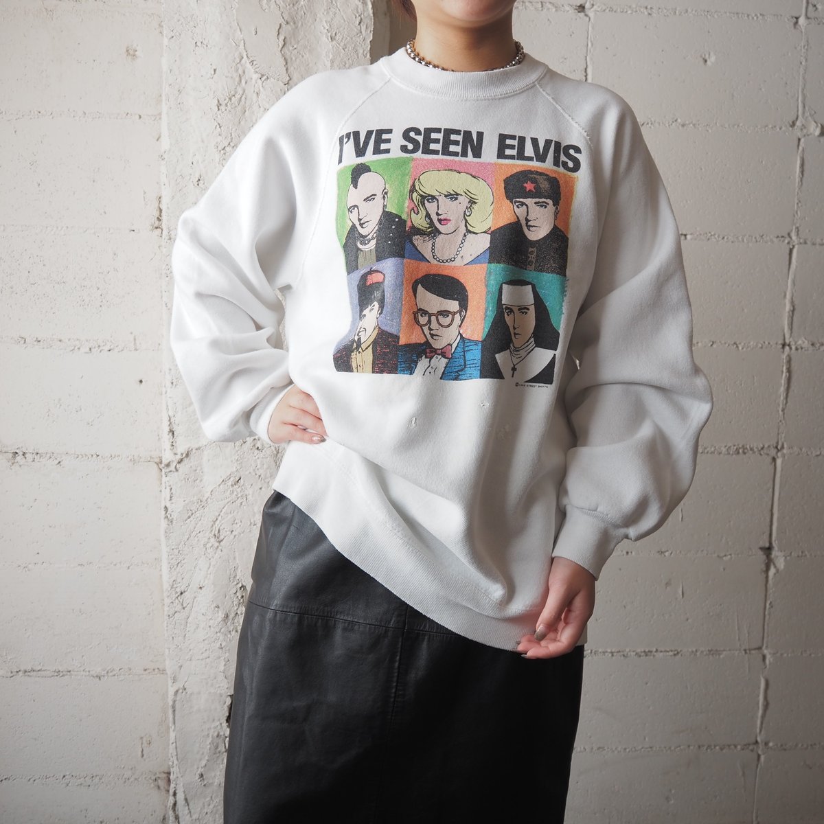 Elvis Presley Print Sweat WH | Orfeo