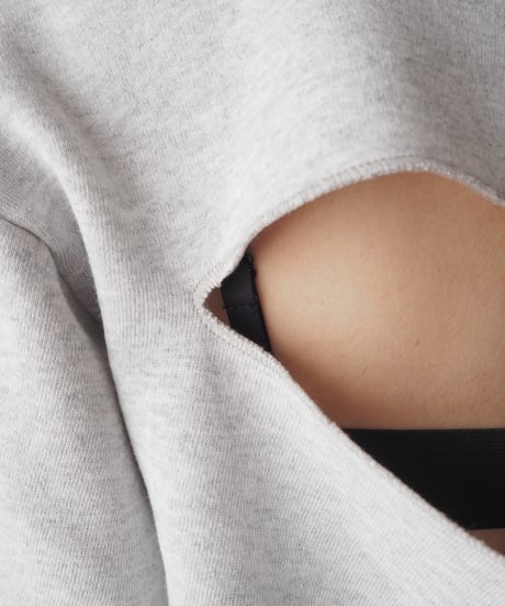 Remake AIR FORCE Back Open Short Sweat GR