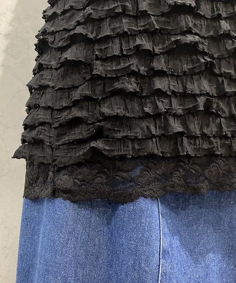 N/S Tiered Lace Camisole Mini Dress BK