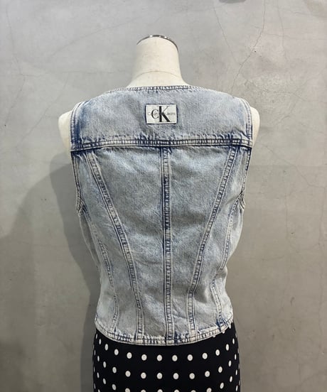 Calvin Klein Jeans Denim Corset Vest LBL