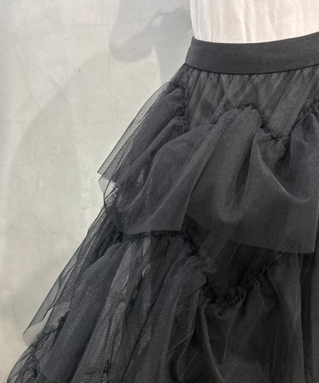 Tulle Tiered Skirt BK