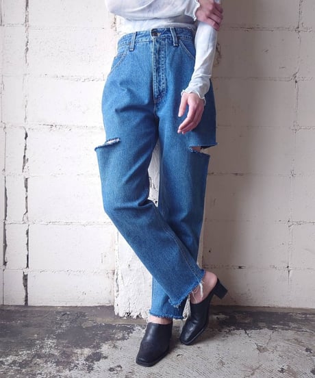 Lee Slashed Damage Denim BL