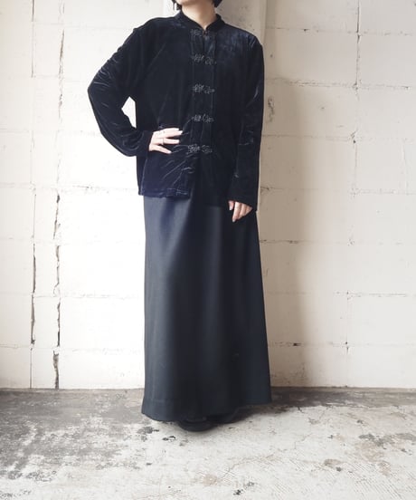 Velour China Shirt BK