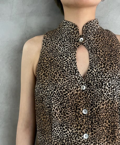 Peekaboo Leopard N/S Dress BR