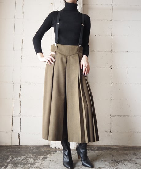 1970~80's Pleated Wide Pants KA