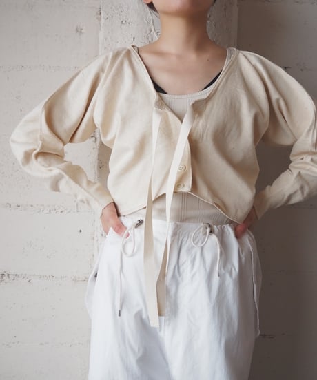 1950~60's French Army Under Pants Cardigan IV