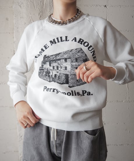 1980’s FRUIT OF THE LOOM COME MILL AROUND Sweat WH
