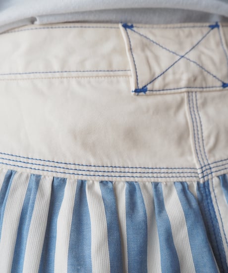 Ralph Lauren Striped mini Skirt BL WH