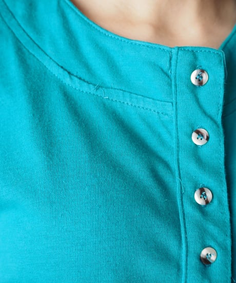 Many Button L/S Collarless Cardigan GN