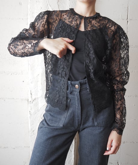 GUNNE SAX Lace Tops BK
