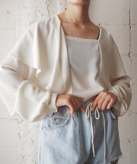 Christian Dior Square Neck Design Blouse IV