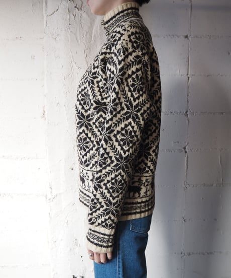 DAVID.S.SMITH Nordic Sweater WHBK