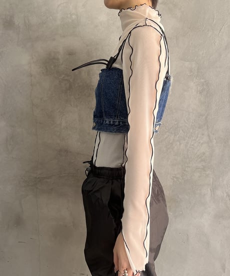 REMAKE Denim Bustier BL