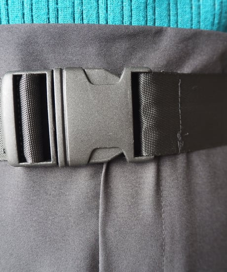 Belted Techno Pants BK