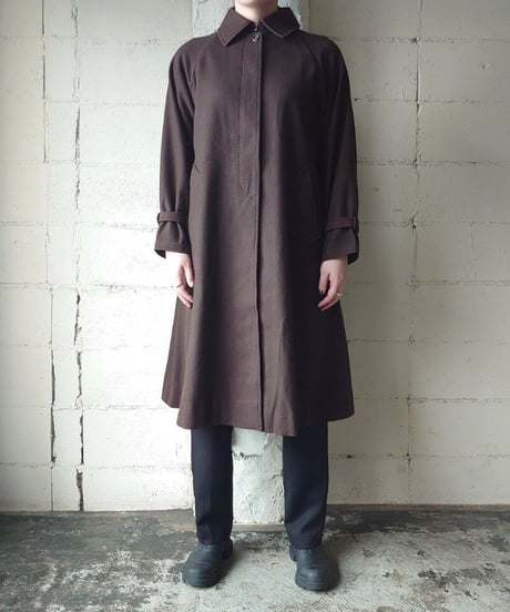 Pleated Back Soutien Collar Coat DBR
