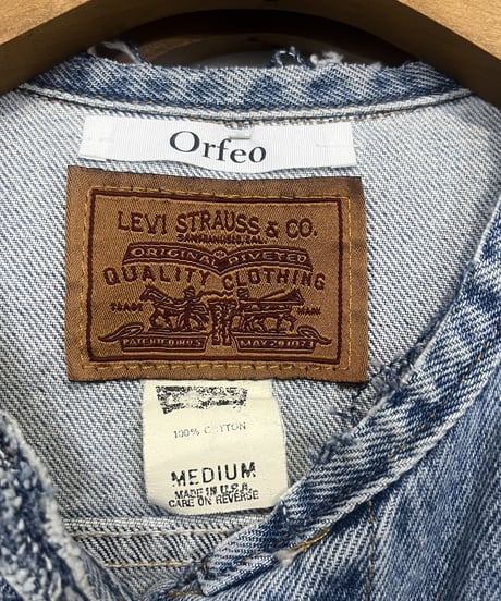 Remake Levi's Short Denim Vest BL