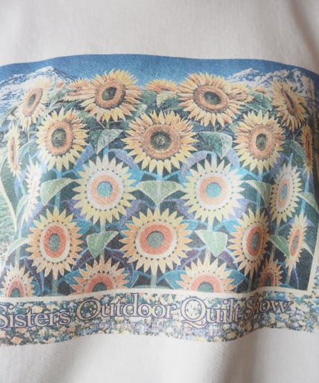 Sunflower Print Sweat WH