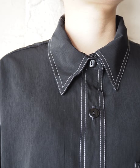 White Stitch Shirt BKWH