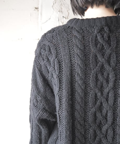 Remake Cropped Fisherman Piece Dyeing BK