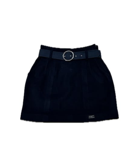 GUESS Belted Wool Mini Skirt NV