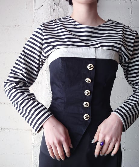 ESCADA Bicolor Bustier BKWH