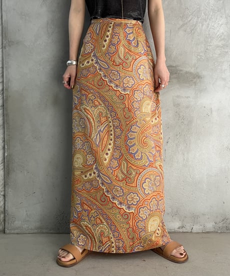 Paisley Pattern Psychedelic Tight Skirt BEOR