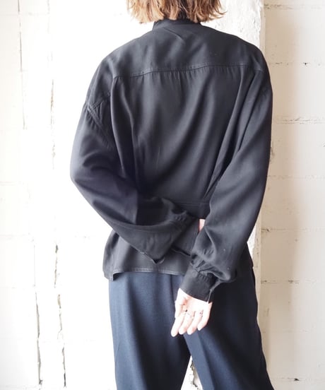 Peplum Design Shirt BK