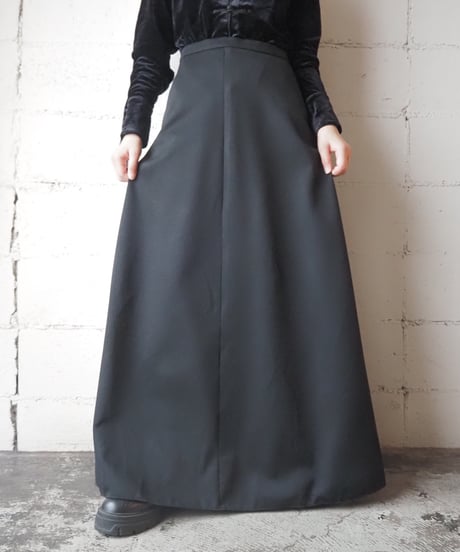 Flared Long Skirt BK