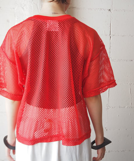 V Neck Mesh Tee RE