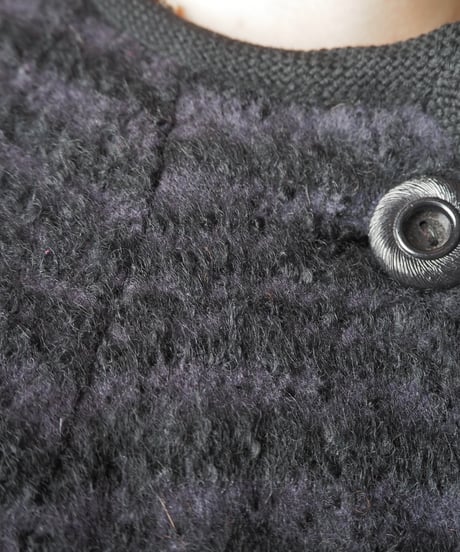 1960's Vintage Collarless Tweed Coat BKPUR